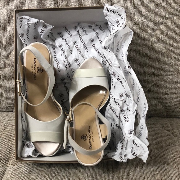 🌺🌺 DOMENICO VACCA platform sandals size39 - Picture 2 of 7